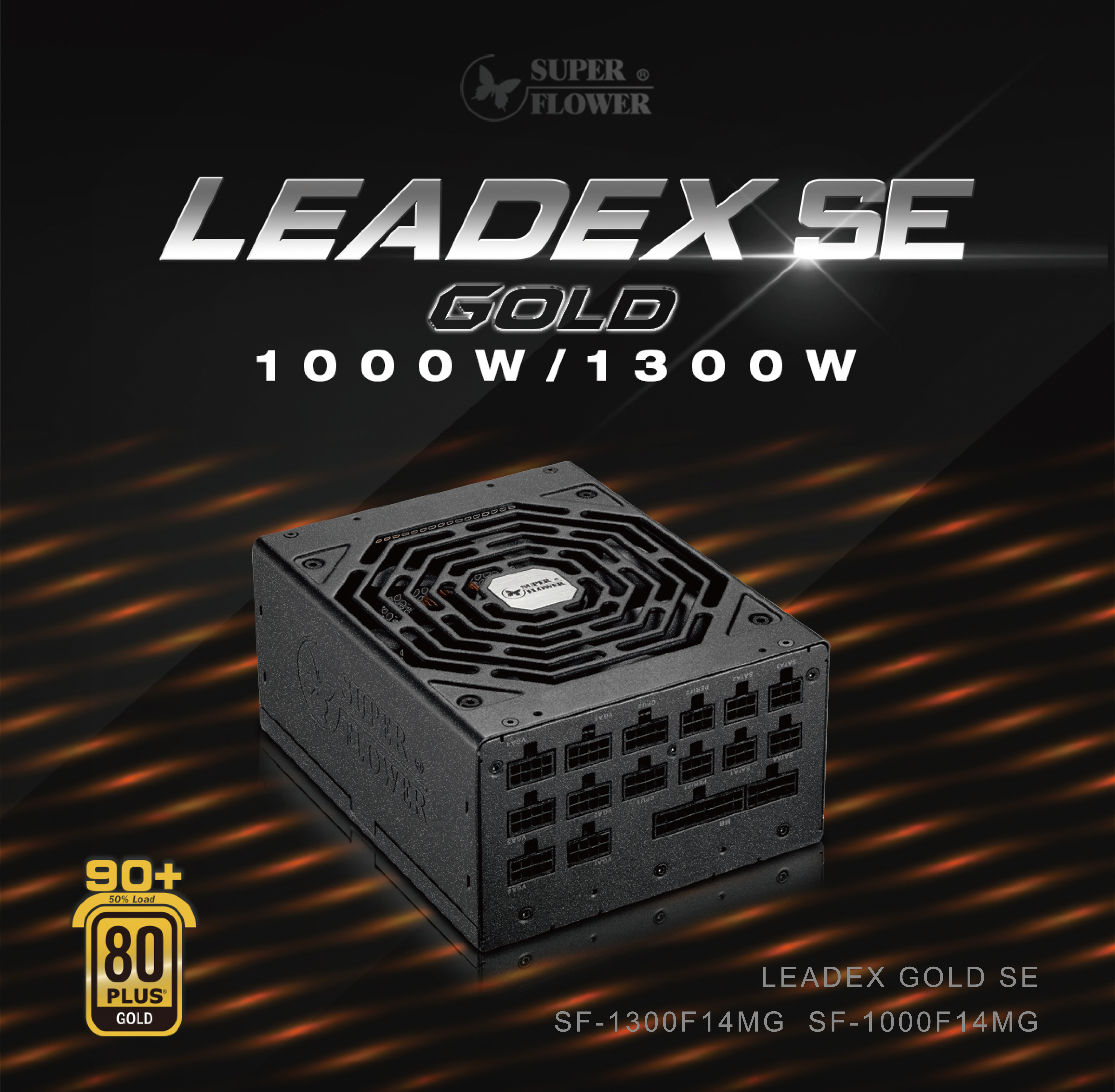 Super Flower Leadex Gold SE 1000W 80+ Gold, 10 Years Warranty, ECO